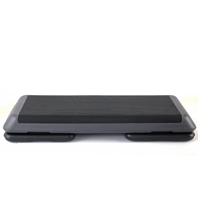 110cm Fitness Pedal Adjustable Sports Yoga Fitness Aerobics Pedal, Specification: Gray Motherboard   2 Black Base