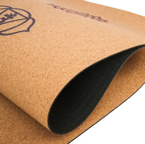 183X68cm Natural Cork TPE Yoga Mat Fitness Mats Pilates Non-slip Yoga Mats(Beige)