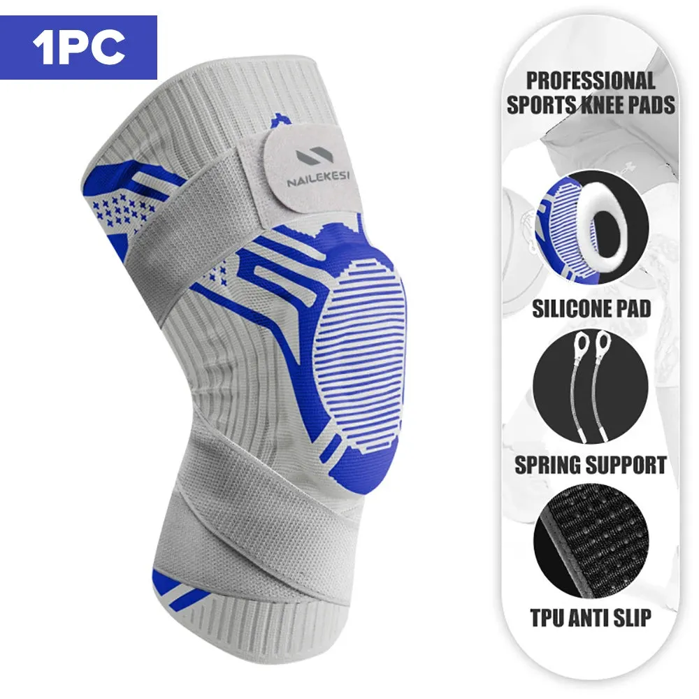1PC Knee Support Braces Strap Elastic Sport Bandage