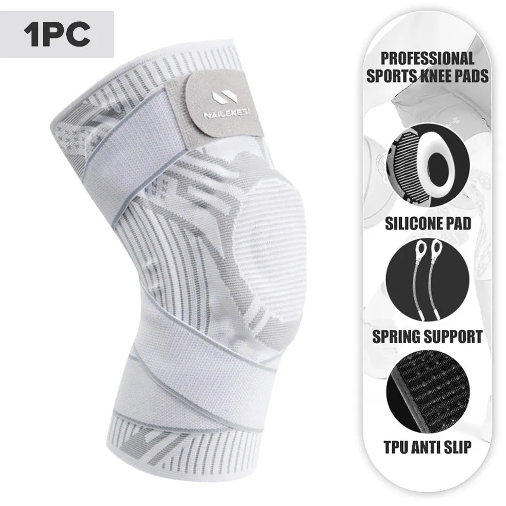 1PC Knee Support Braces Strap Elastic Sport Bandage