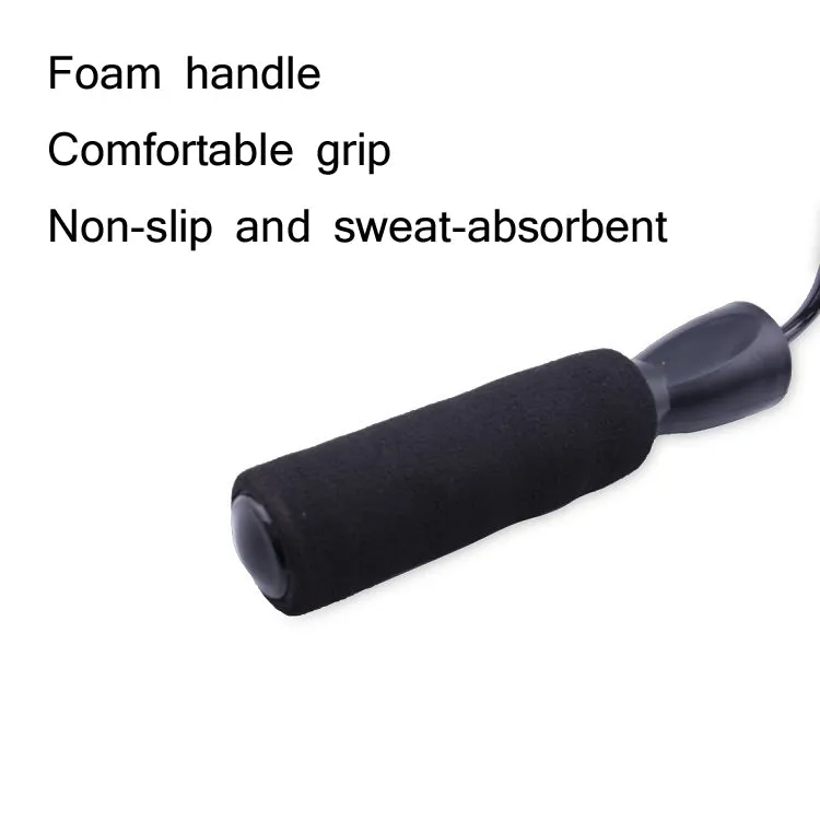 2.8m Special Foam Skipping Rope For Student Exams Outdoor Fitness Skipping Rope(Blue)