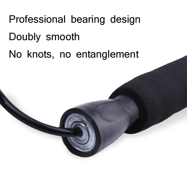 2.8m Special Foam Skipping Rope For Student Exams Outdoor Fitness Skipping Rope(Blue)