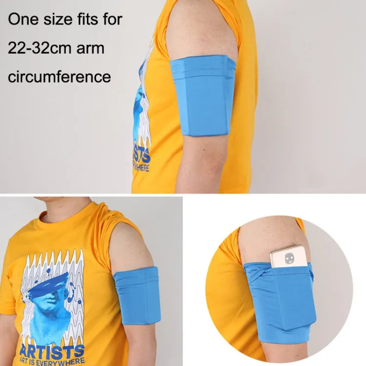 2pcs Outdoor Fitness Mobile Phone Arm Bag Sports Elastic Armbands(Camouflage)