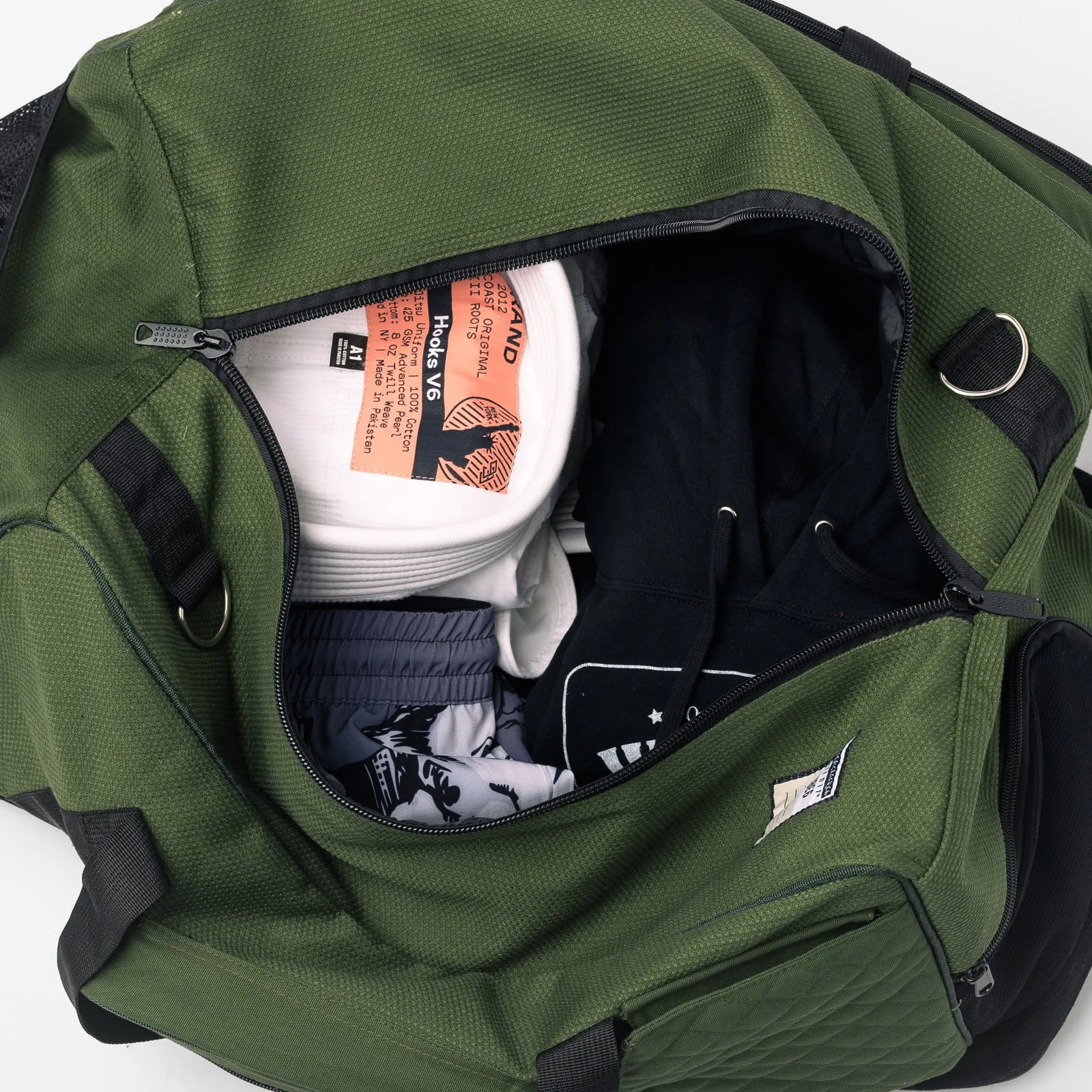 93brand "XL Pearl Weave" Duffel Bag (Olive Green)