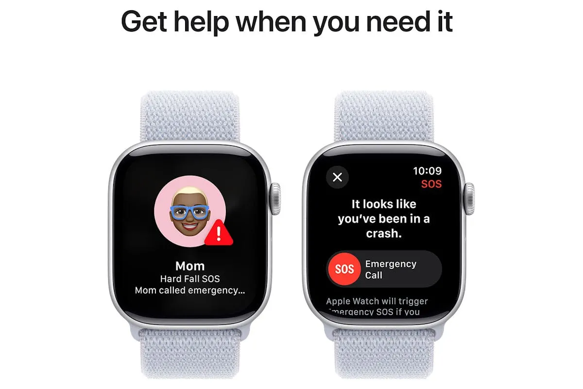 Apple Watch Series 10 GPS   Cellular | 42mm | Silver Aluminium Case with Blue Cloud Sport Loop