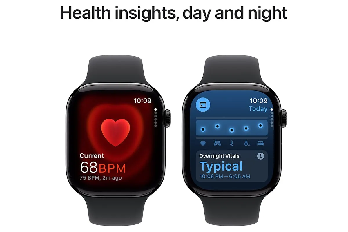 Apple Watch Series 10 GPS   Cellular | 46mm | Jet Black Aluminium Case with Black Sport Band S/M