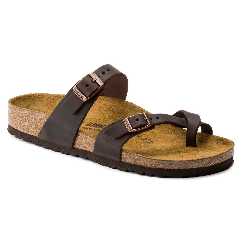 Birkenstock Mayari full grain oiled leather r171321 habana