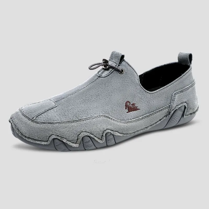 Dbeck® UrbanEase Pro: Men's Ultra-Lightweight Leather Casual Shoes For Outdoor & Cycling