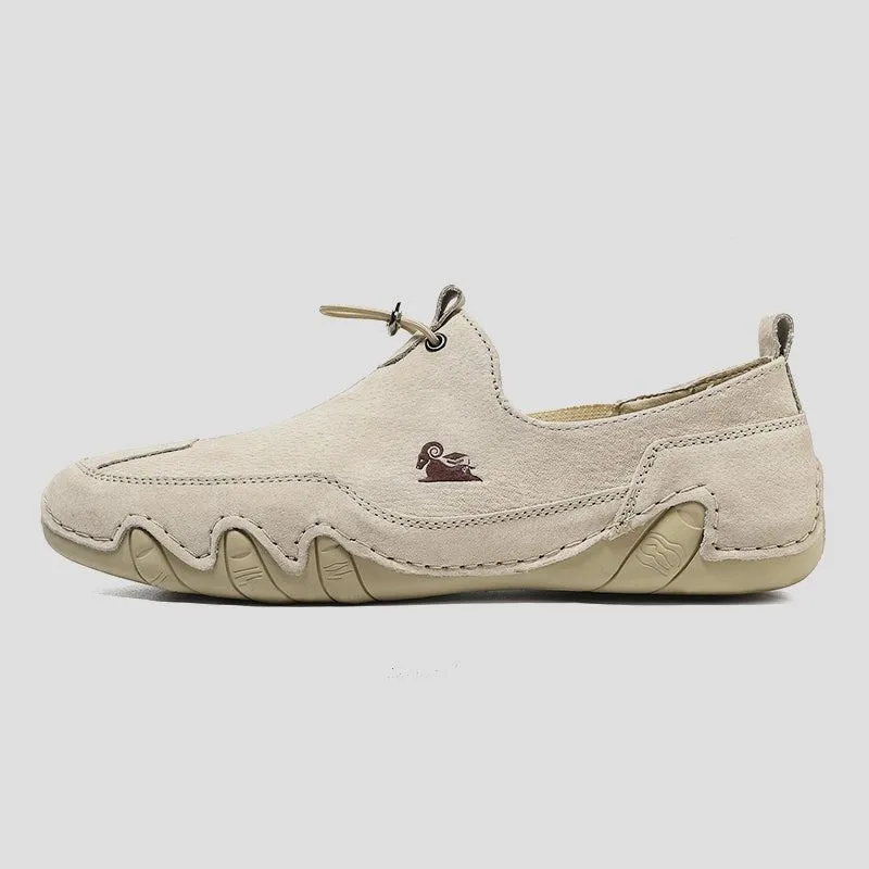 Dbeck® UrbanEase Pro: Men's Ultra-Lightweight Leather Casual Shoes For Outdoor & Cycling