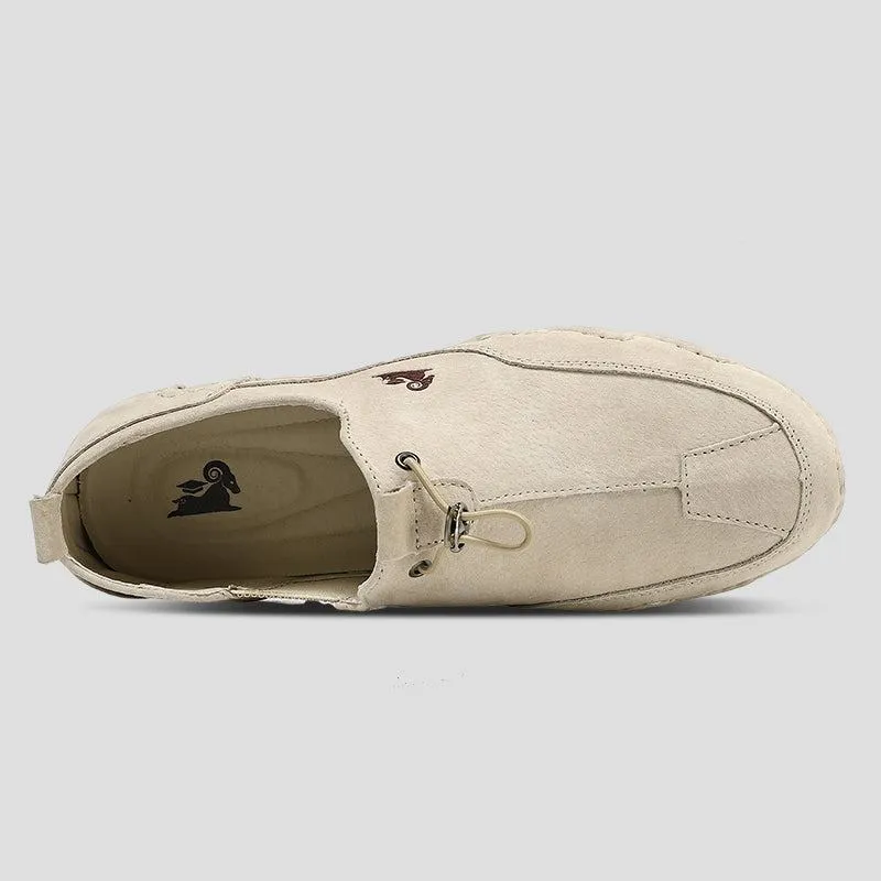 Dbeck® UrbanEase Pro: Men's Ultra-Lightweight Leather Casual Shoes For Outdoor & Cycling