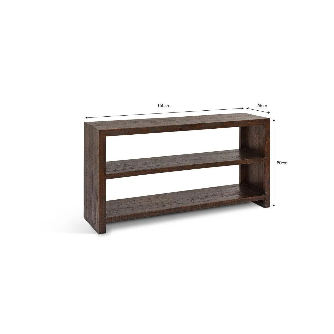 Fawley Console Table | Antique Brown
