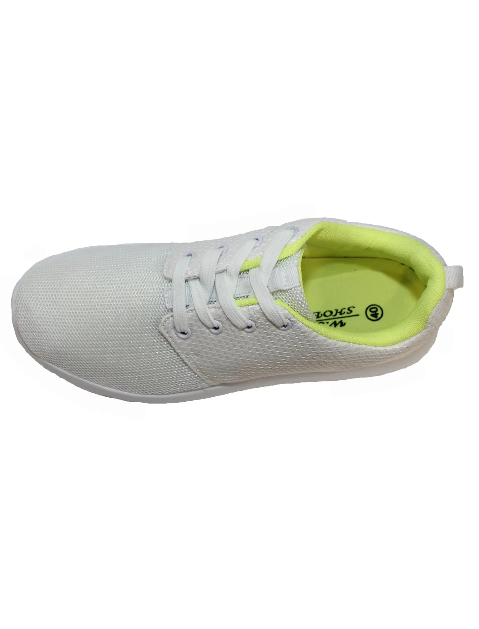 Ladies fitness trainer in white