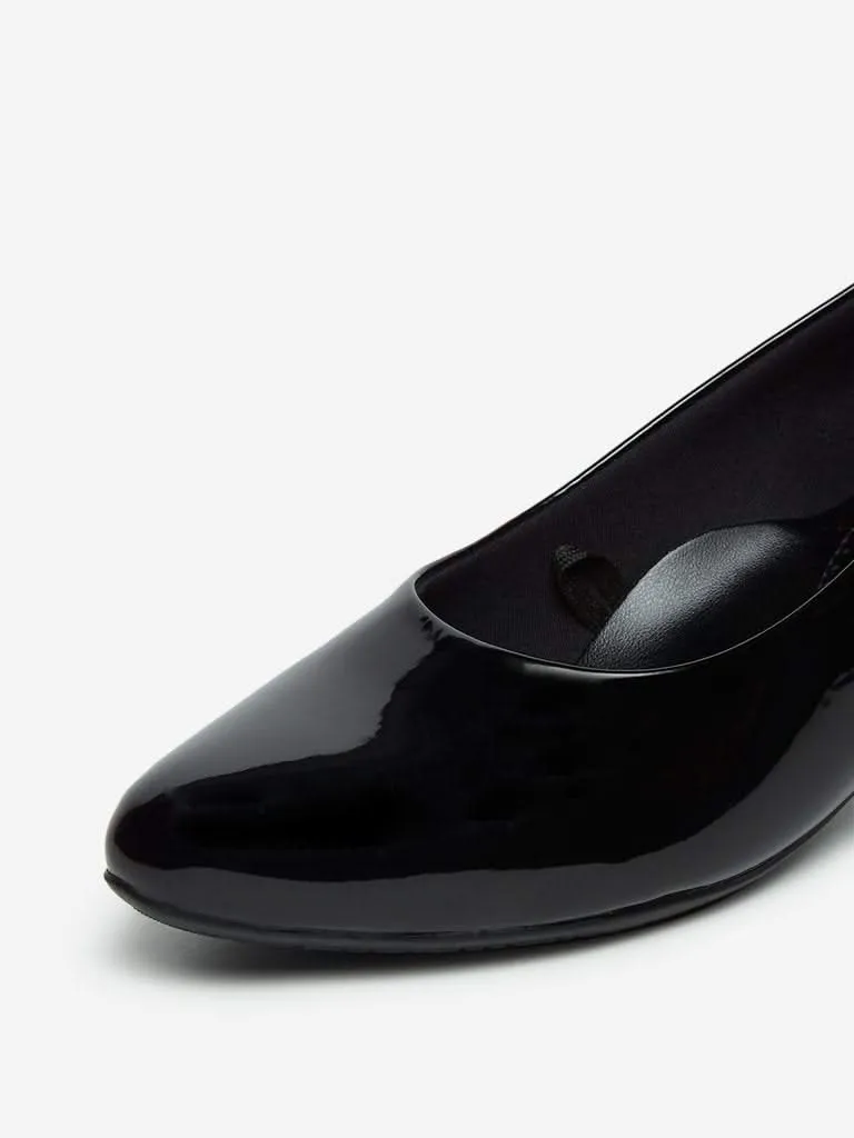 LUNA BLU Black Court Shoes