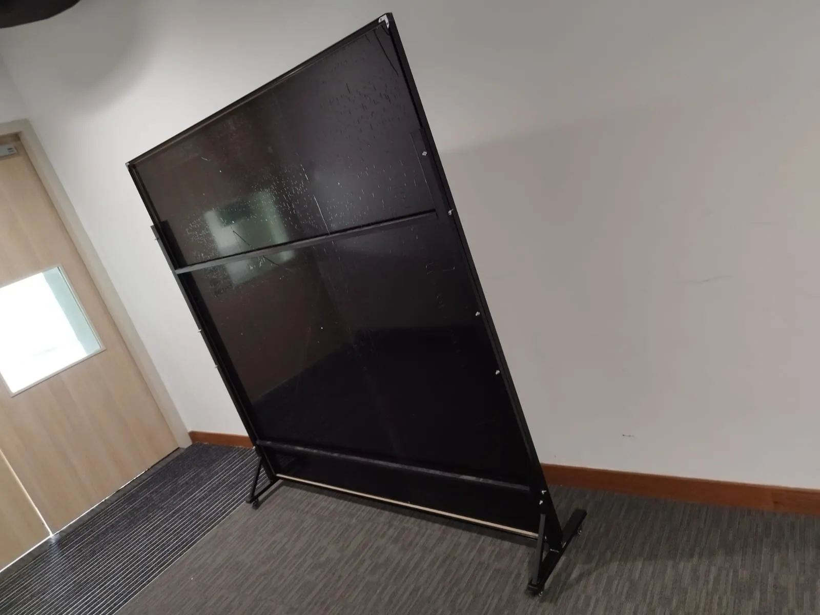 Shatterproof Framed Mirror on Wheels