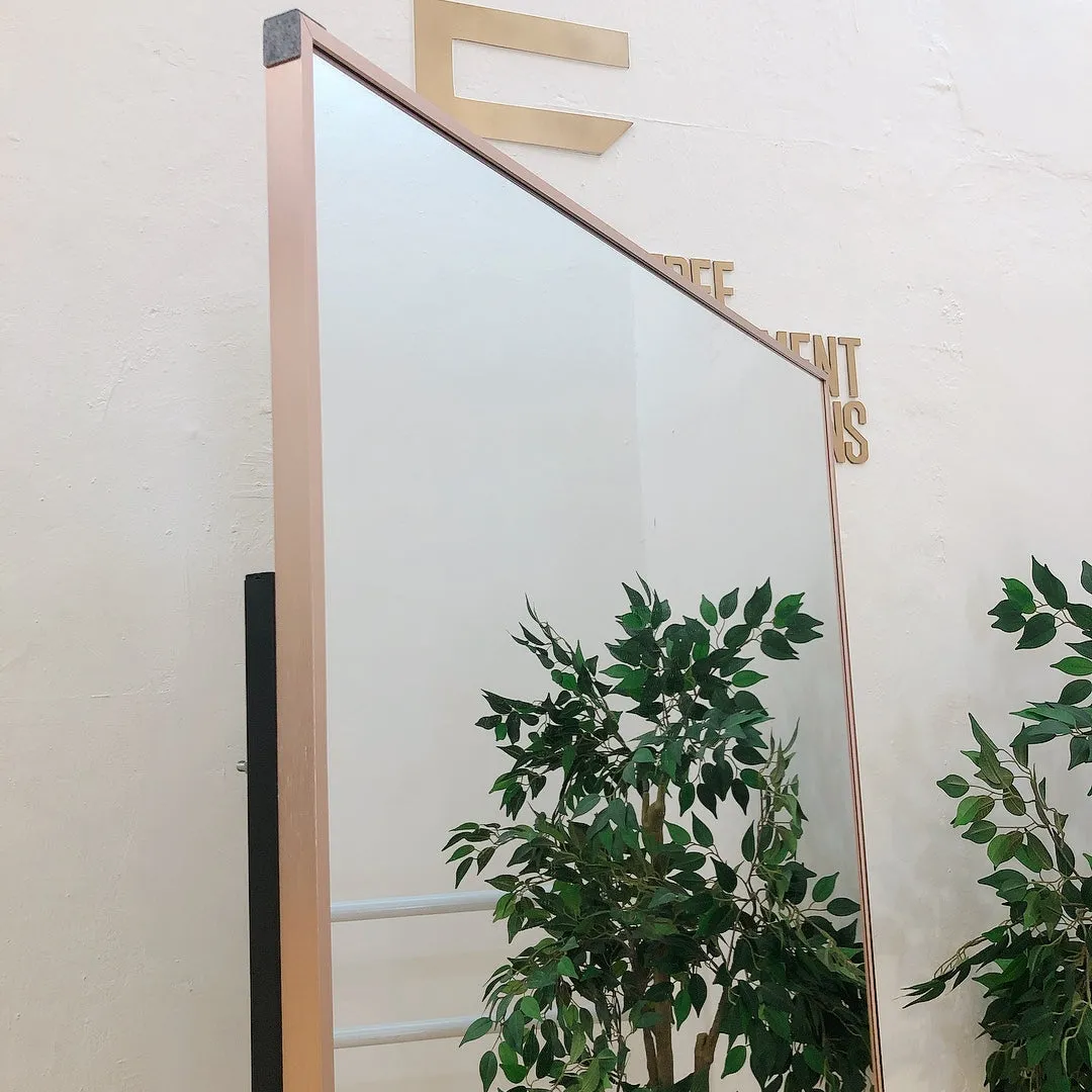 Shatterproof Framed Mirror on Wheels