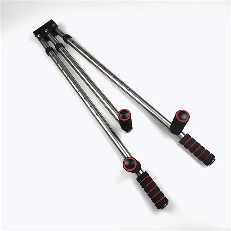 Stainless Steel One Word Horse Training Device Ligament Stretcher Yoga Dance Stretcher, Style:9 Hole Adjustment Edition