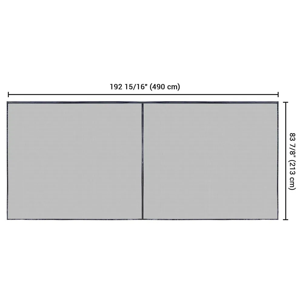 TheLAShop 16'x7' Door Screen Magnetic Mosquito Net for Garage Door