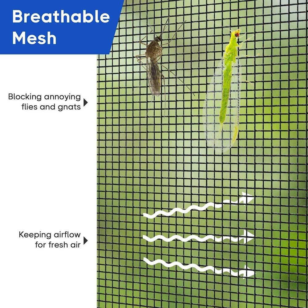 TheLAShop 16'x7' Door Screen Magnetic Mosquito Net for Garage Door