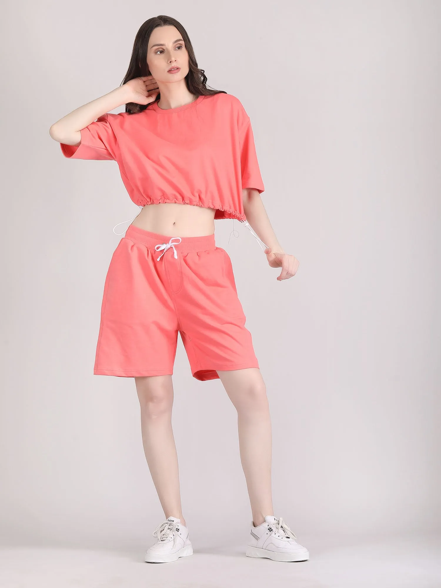 womens knee length shorts